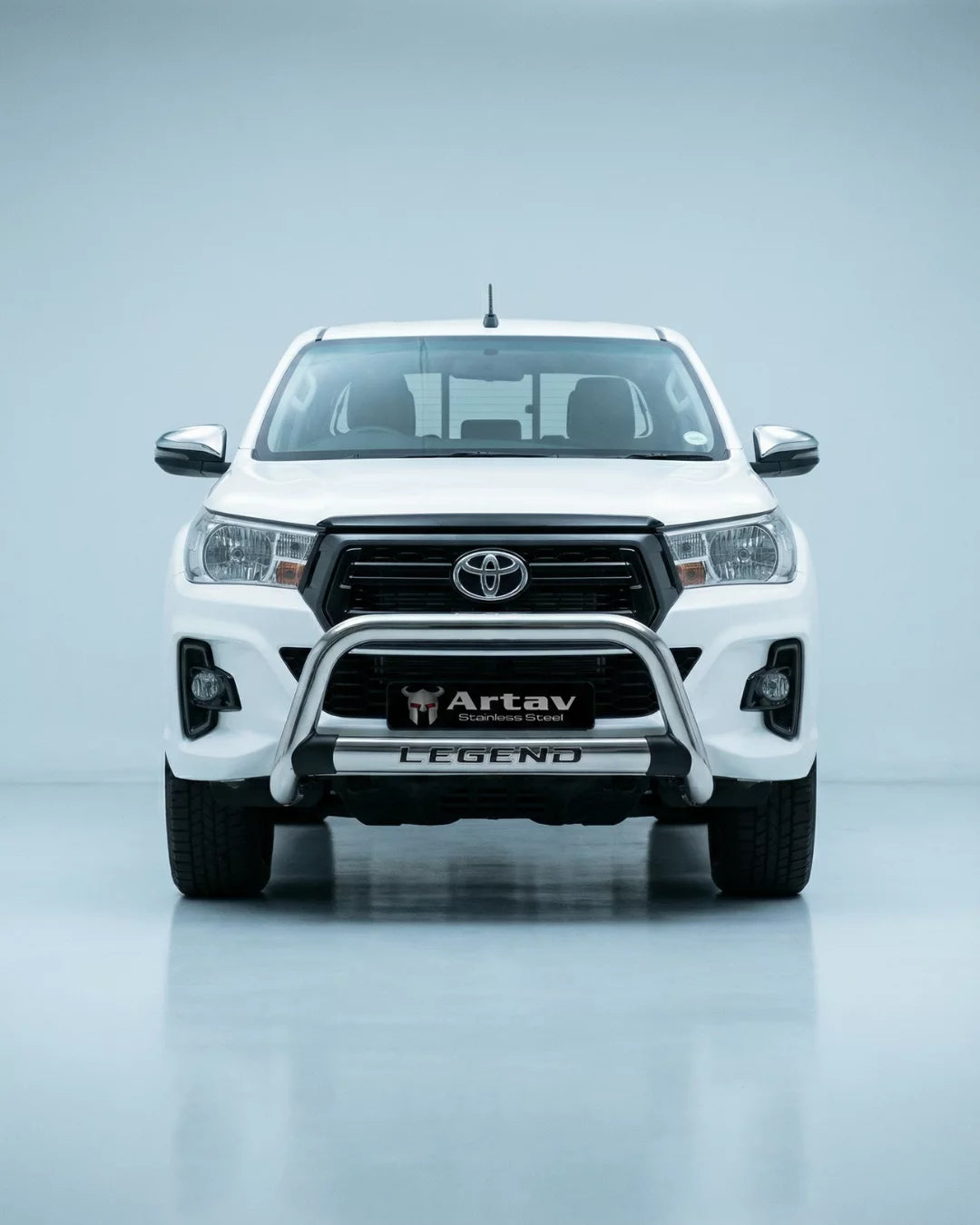 Toyota Hilux LEGEND Oval Nudge Bar Stainless