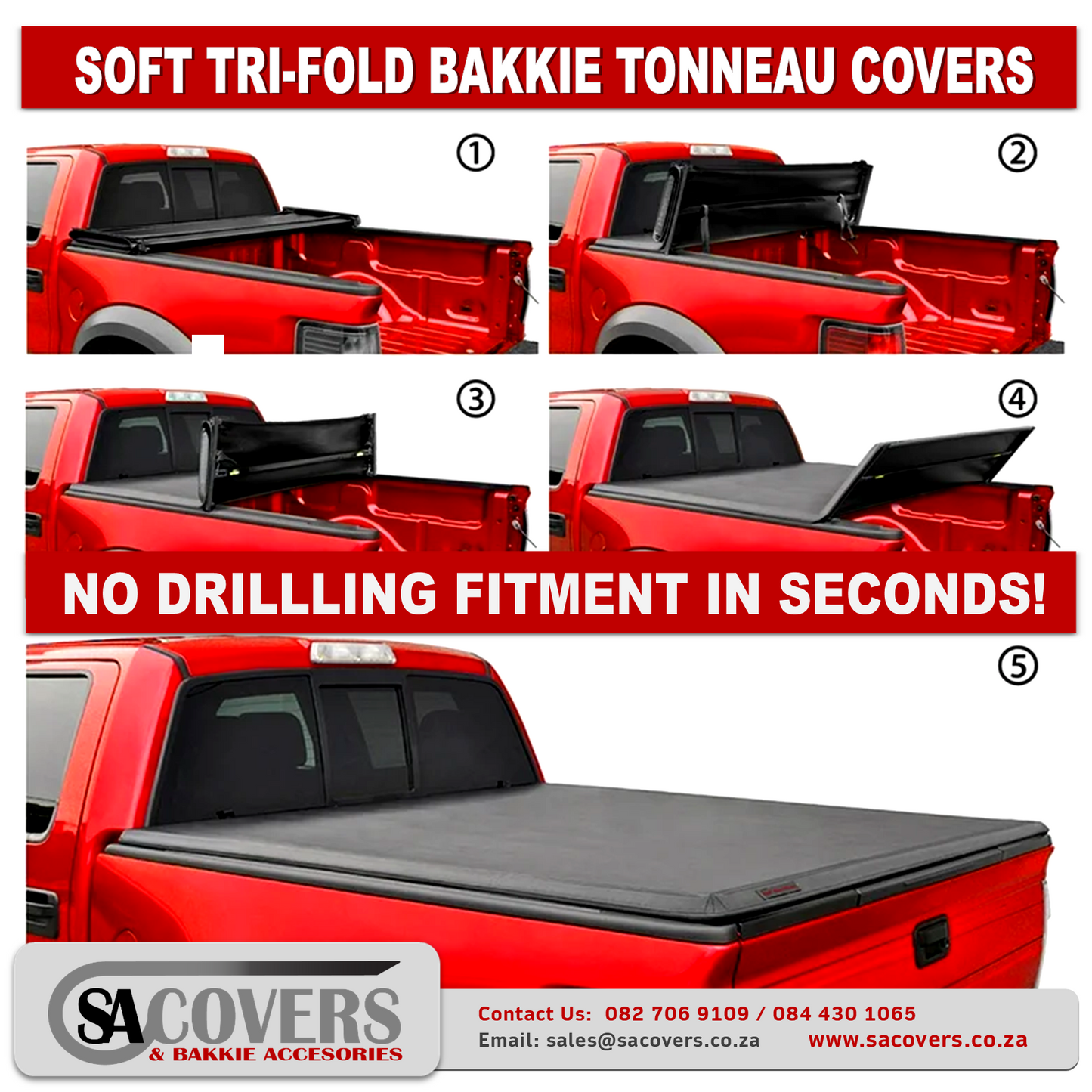 Trifold Soft Lockable tonneau Covers Isuzu