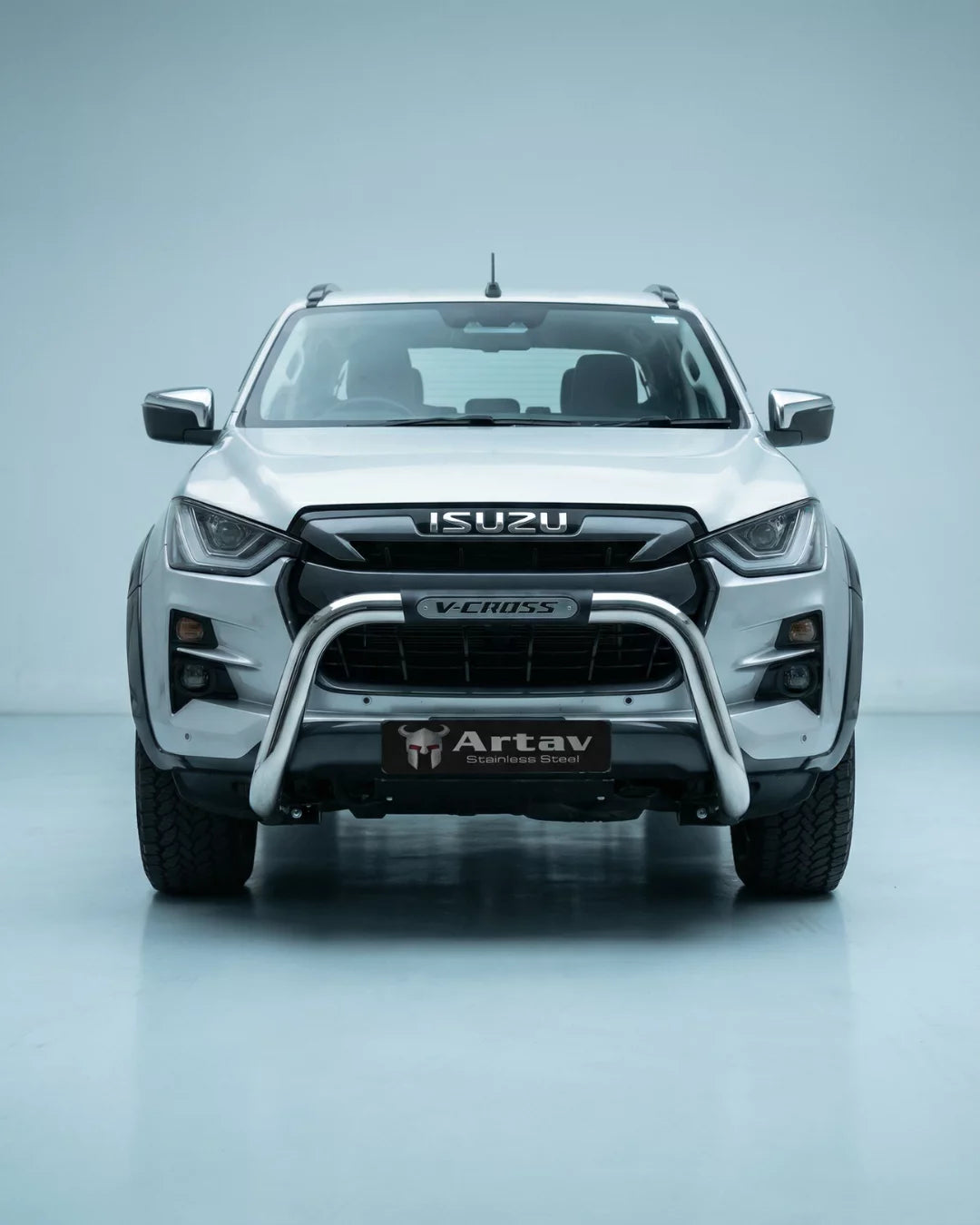 Isuzu Gen 7 VCROSS Branded PDC Nudge Bar Stainless