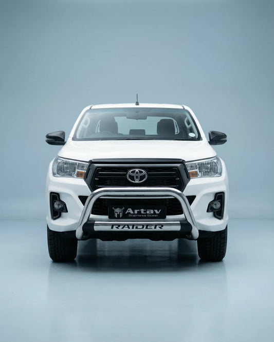 Toyota Hilux Nudge Bar Stainless (PDC Friendly)