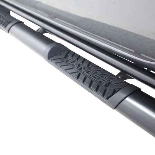 Ford Ranger T6 Side Steps Single Cab Black