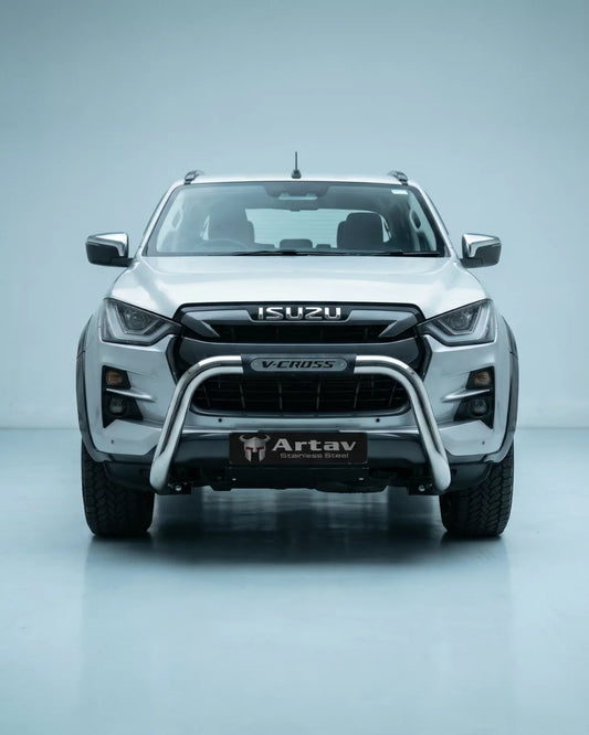 Isuzu Gen 7 VCROSS Branded PDC Nudge Bar Stainless