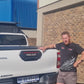 Trifold Hard Lockable Bakkie Tonneau Covers Toyota Hilux